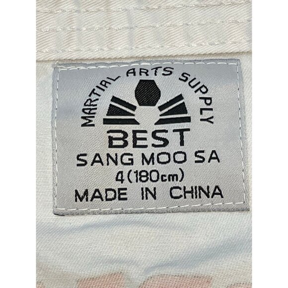Best Sang Moo Sa Martial Arts US World Class Taekwondo uniform GI shirt adult 4 - Picture 3 of 13